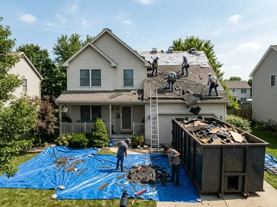 roof-replacement-debris-remova-004 — frequently asked questions, Cheapest Dumpster Rentals in Hickory Creek, TX